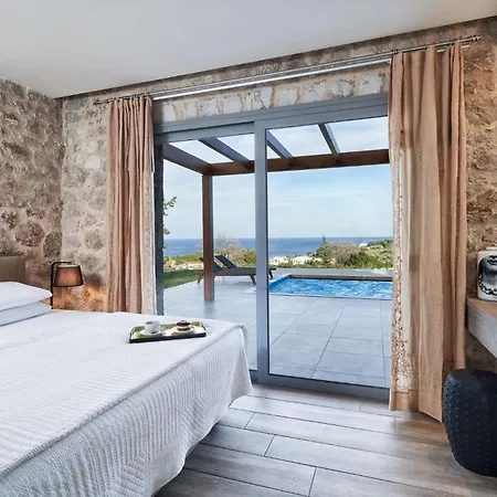 Villa Luxury Rhodes Anissa Sea View Private Swimming Pool Rhodes City