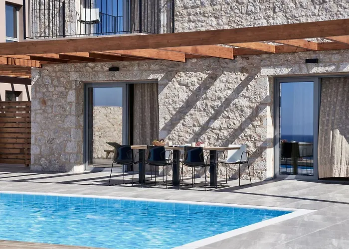 Villa Luxury Rhodes Anissa Sea View Private Swimming Pool *