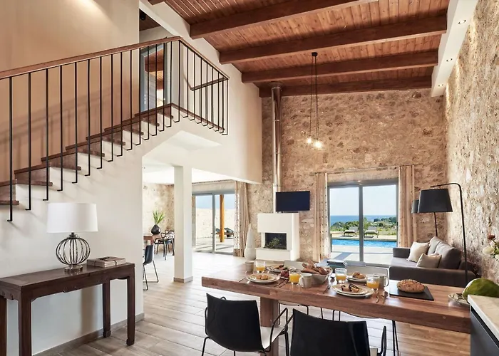 Villa Luxury Rhodes Anissa Sea View Private Swimming Pool *